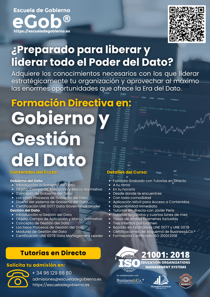 Formación Directiva en Gobierno y Gestión del Dato